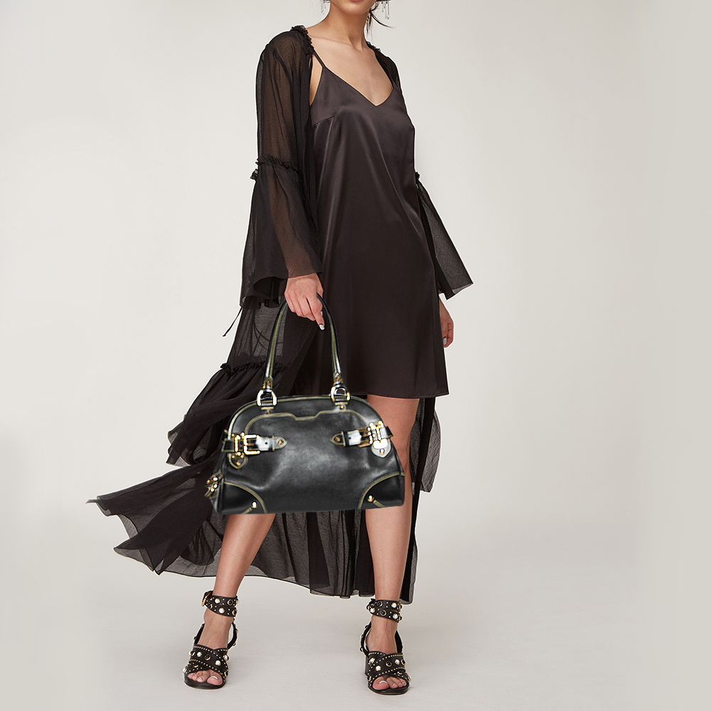 

Louis Vuitton Black Suhali Leather Le Radieux Bag