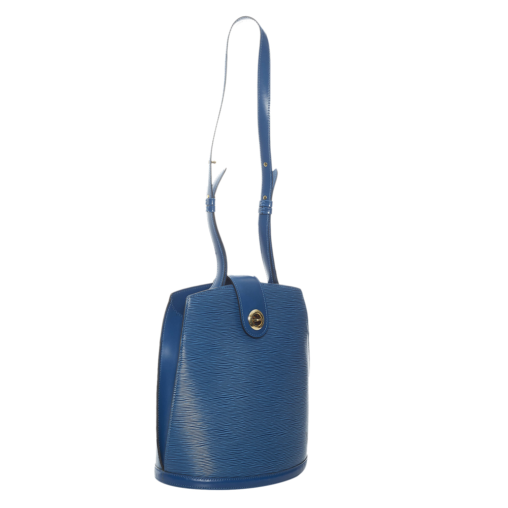 

Louis Vuitton Blue Epi Leather Cluny Shoulder Bag