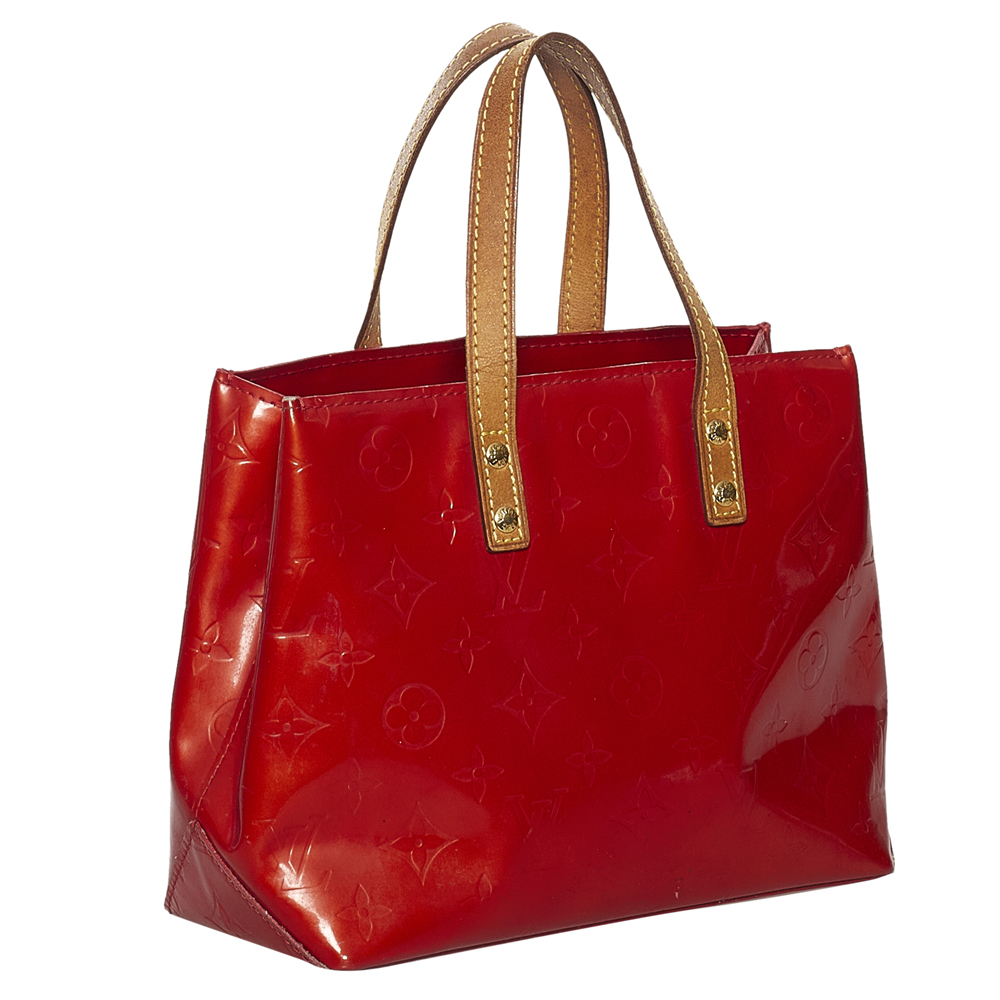 

Louis Vuitton Red Monogram Vernis Reade PM Bag