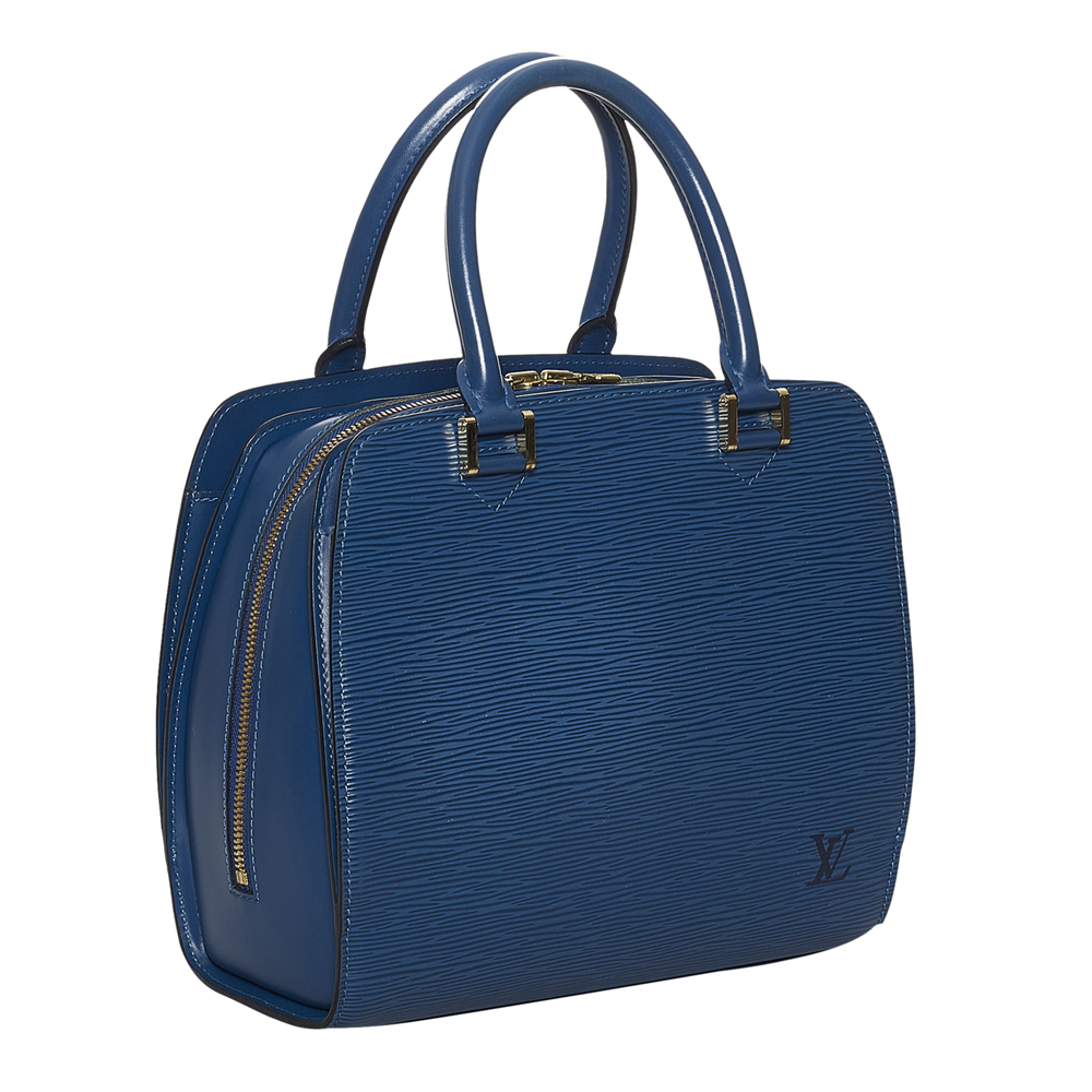 

Louis Vuitton Blue Epi Leather Pont Neuf Satchel Bag