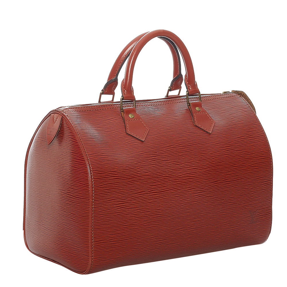 

Louis Vuitton Brown Epi Leather Speedy 30 Bag
