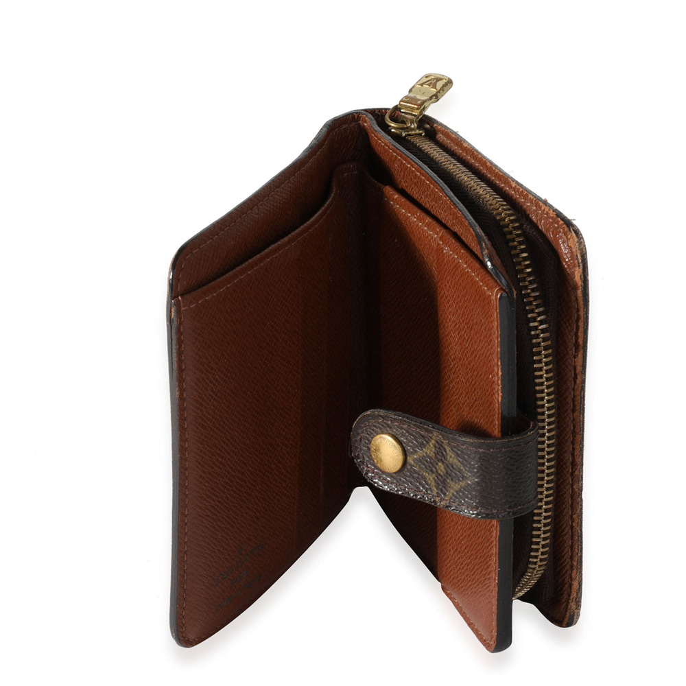 

Louis Vuitton Monogram Canvas Compact Wallet, Brown
