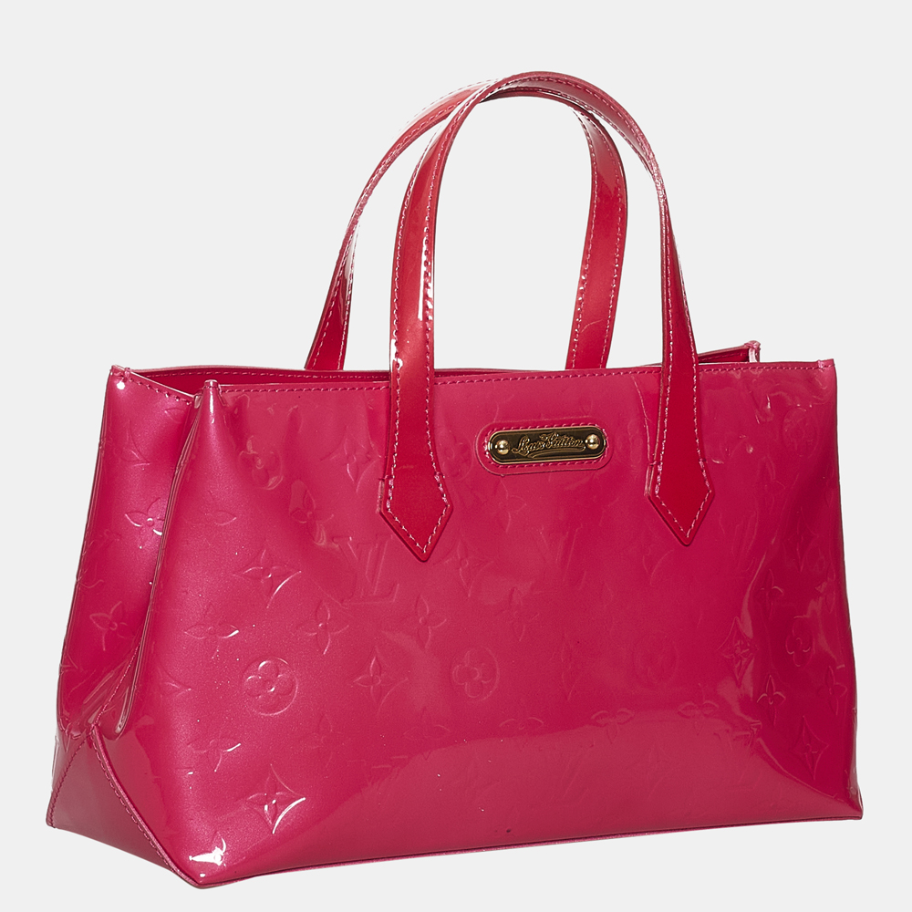 

Louis Vuitton Red Monogram Vernis Wilshire PM Bag