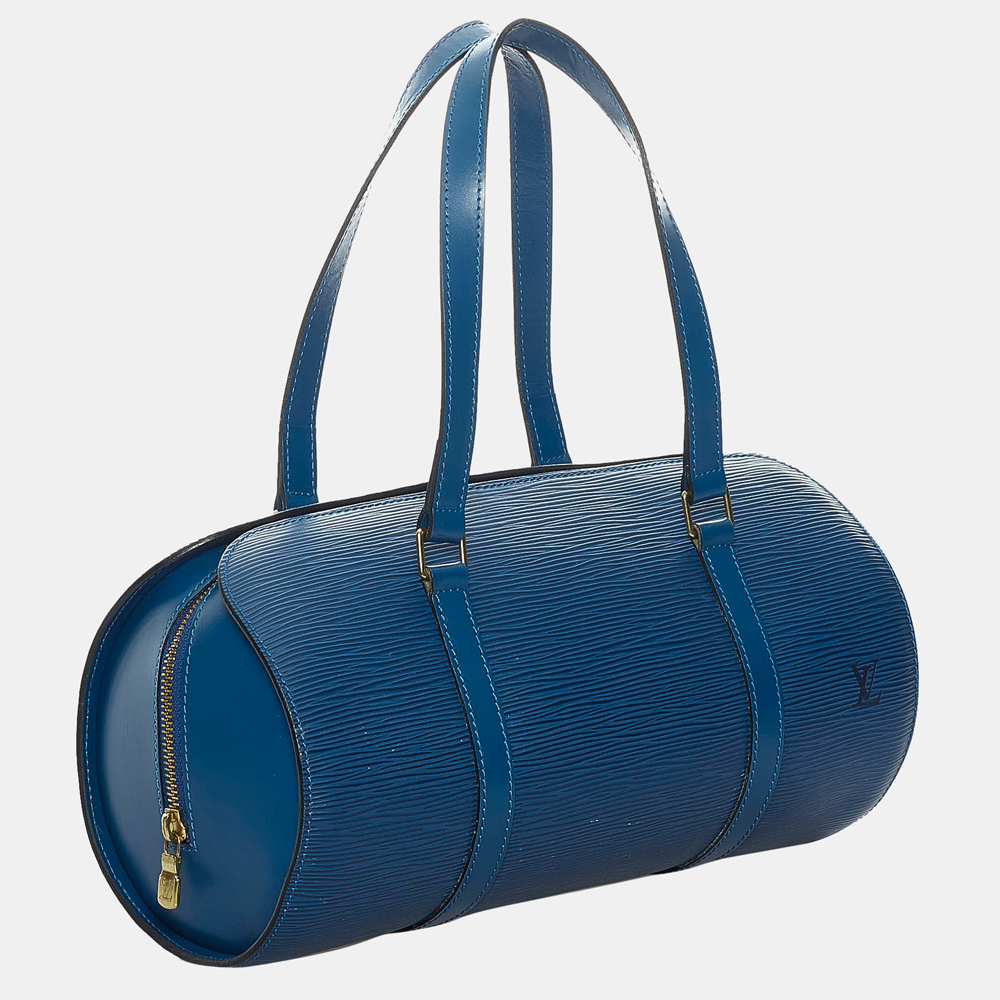 

Louis Vuitton Blue Epi Leather Soufflot Bag