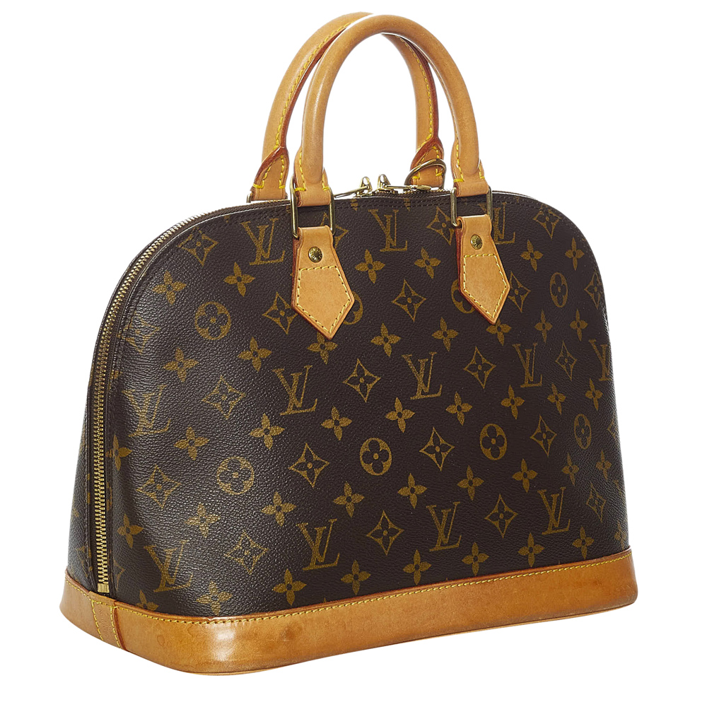 

Louis Vuitton Monogram Canvas Alma PM Bag, Brown