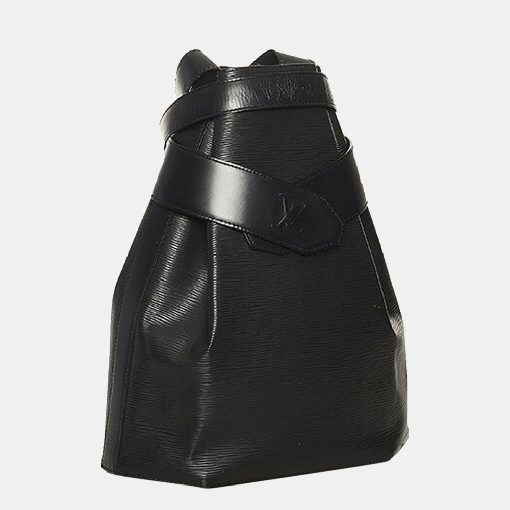

Louis Vuitton Black Epi Leather Sac D'Epaule GM Shoulder Bag