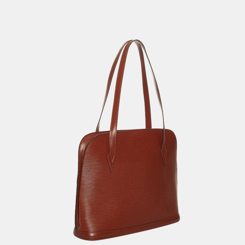 

Louis Vuitton Brown Epi Leather Lussac Tote Bag
