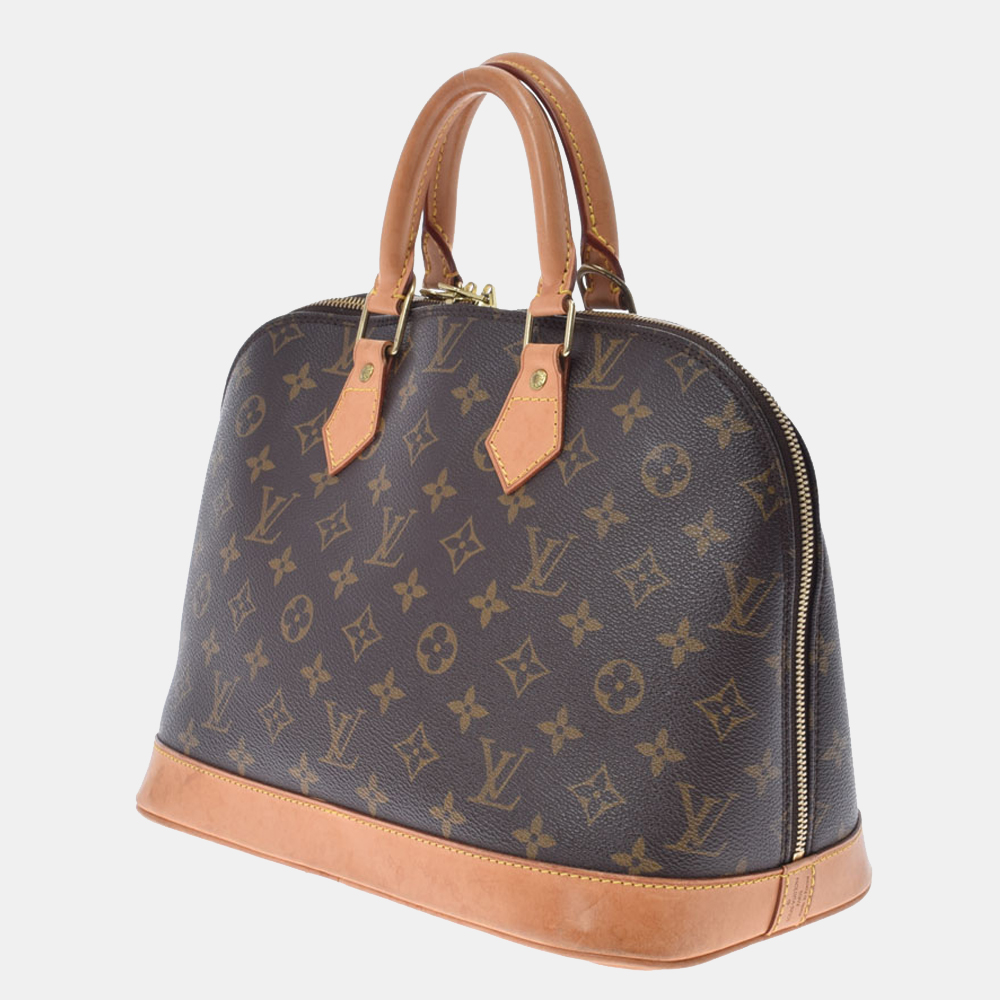 

Louis Vuitton Brown Monogram Canvas Alma PM Bag