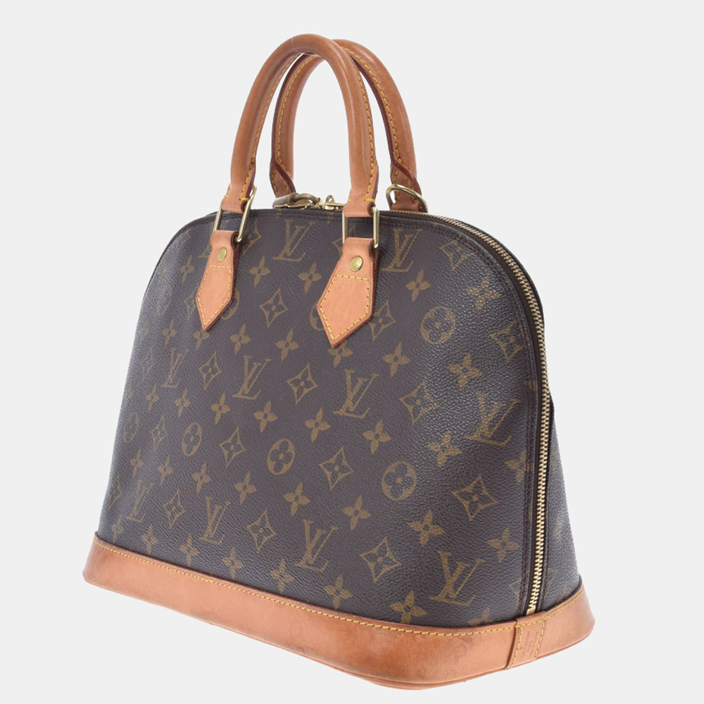 

Louis Vuitton Brown Monogram Canvas Alma PM Bag