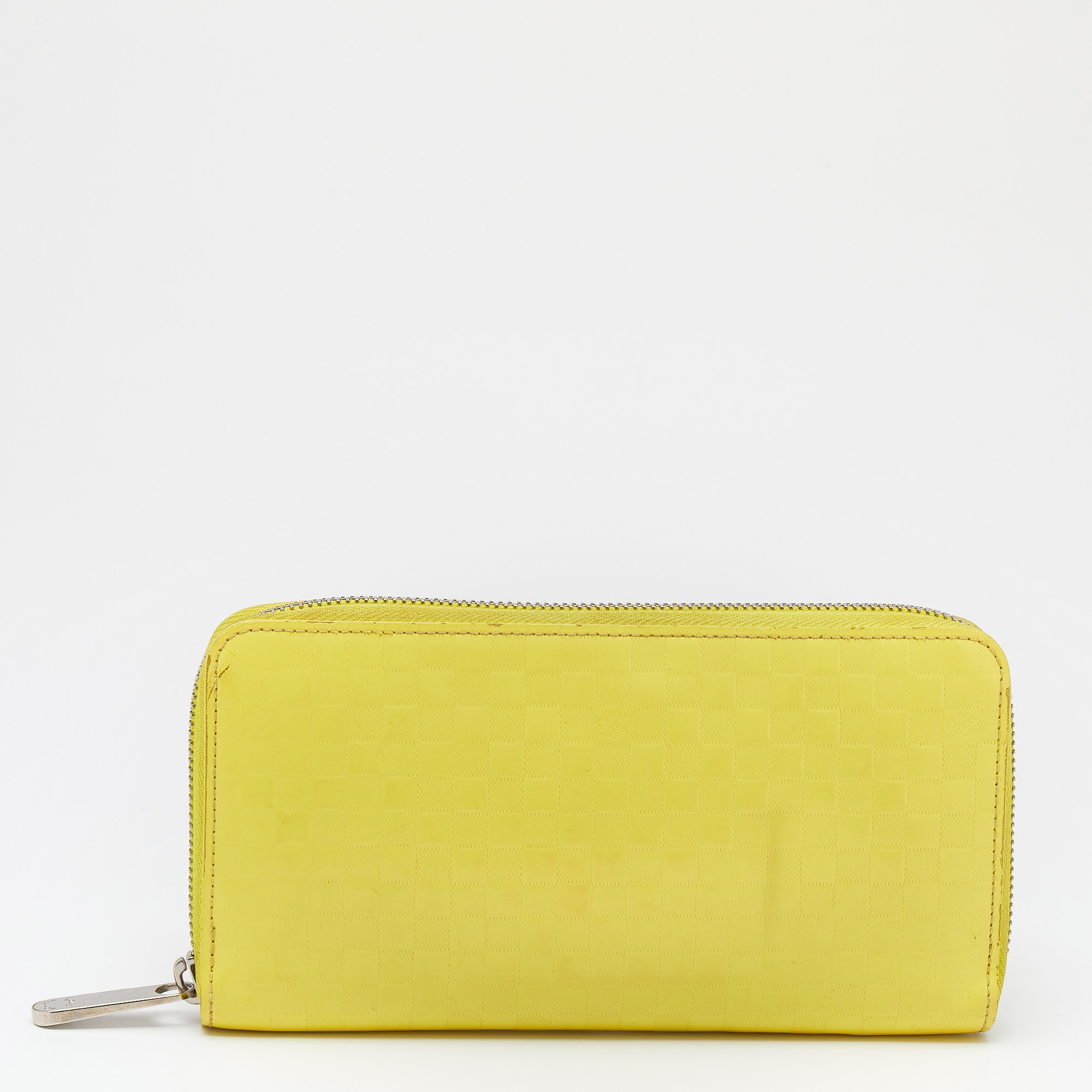

Louis Vuitton Yellow Damier Facette Zippy Wallet