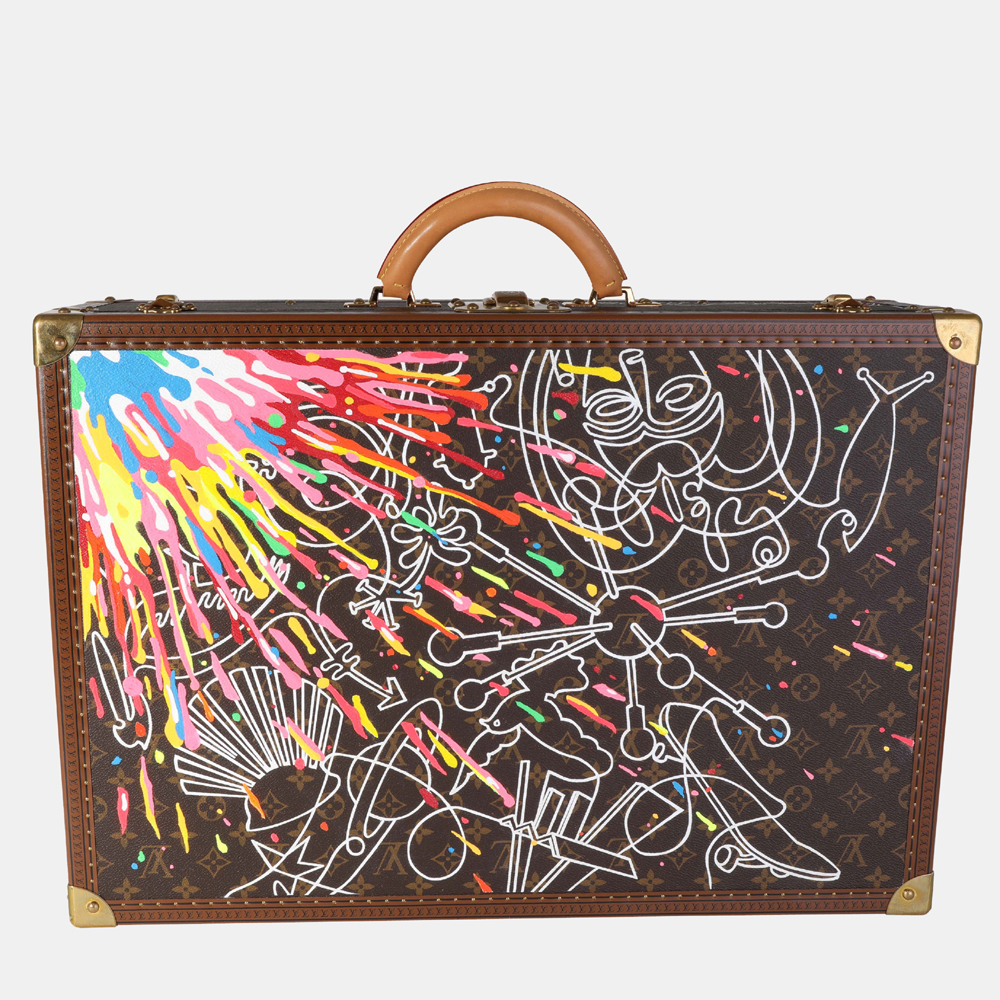 Preowned Louis Vuitton Carlos Betancourt Commissioned Bisten 60