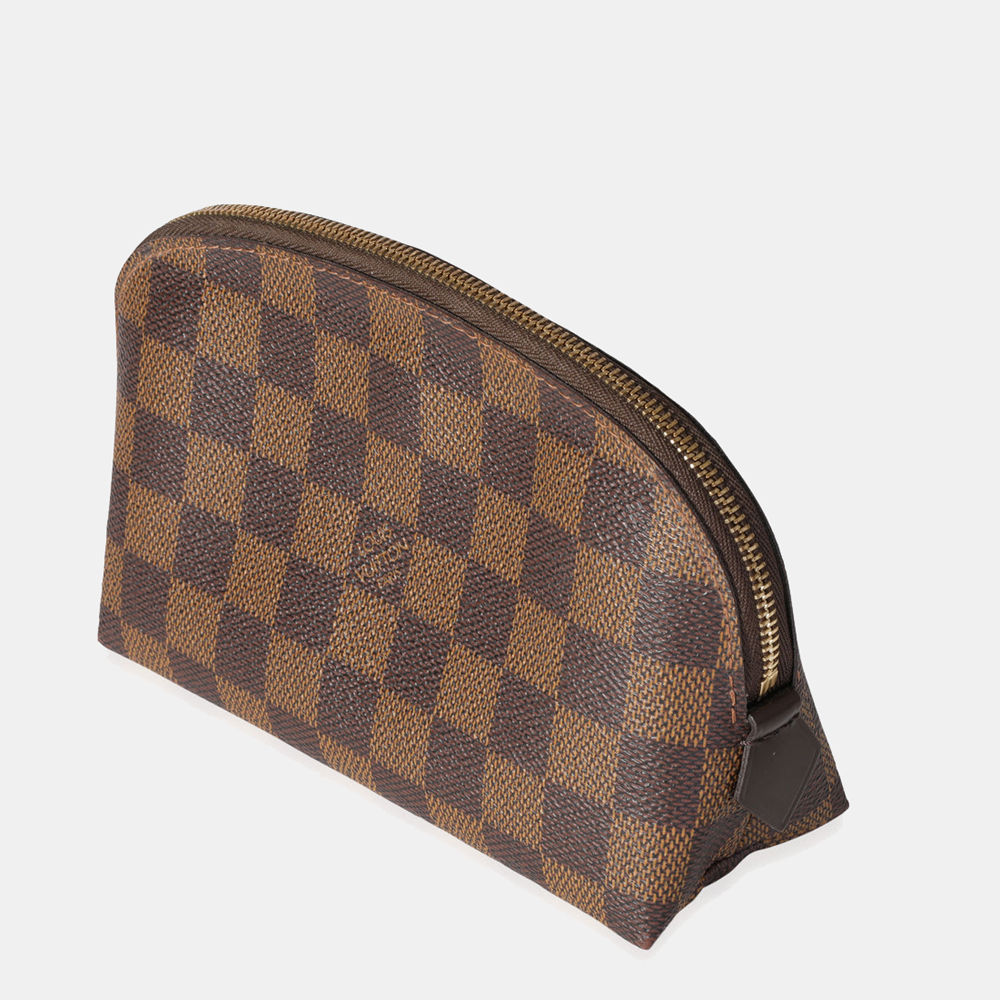 

Louis Vuitton Brown Damier Ebene Canvas Cosmetic Clutch Bag