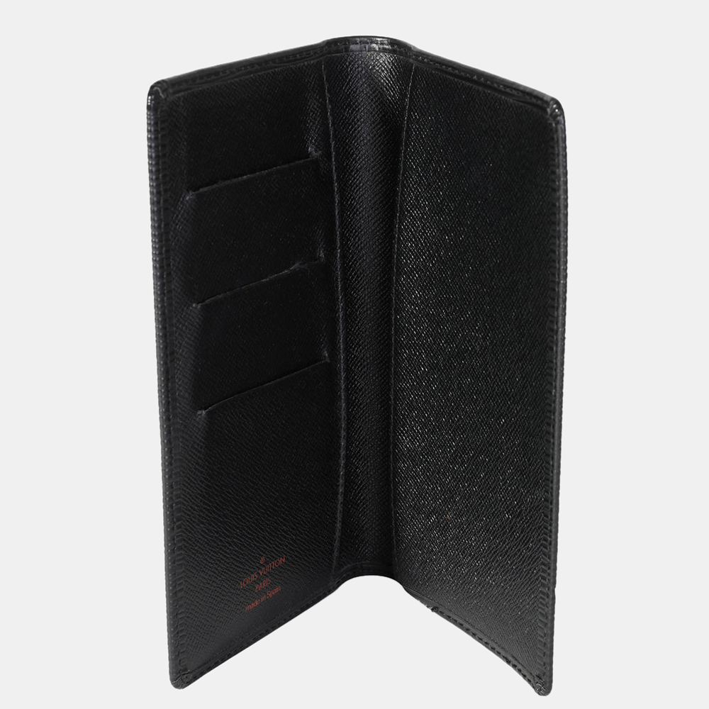 

Louis Vuitton Black Epi Leather Vertical Wallet