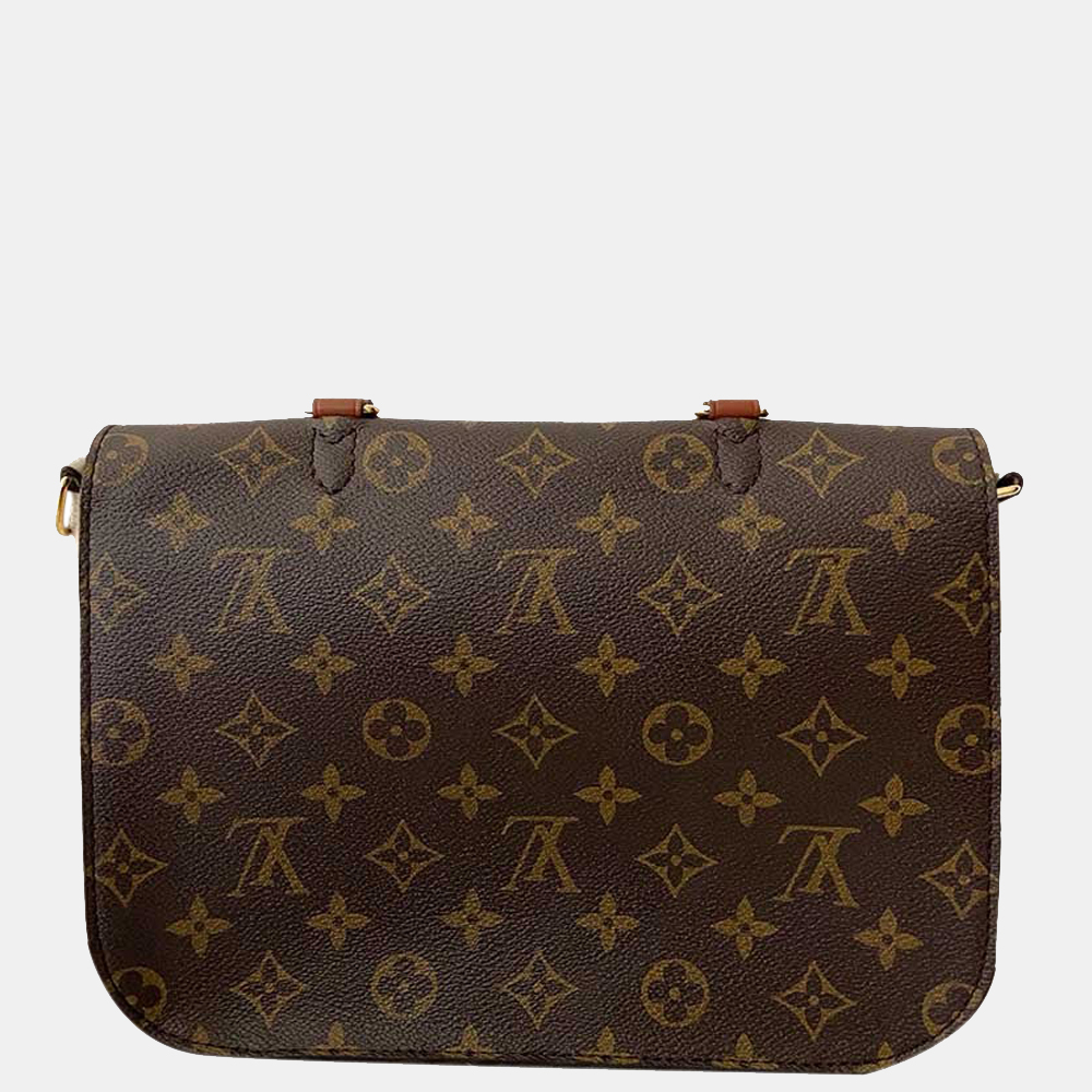 

Louis Vuitton Brown Monogram Canvas Marignan Top Handle Bag, Beige