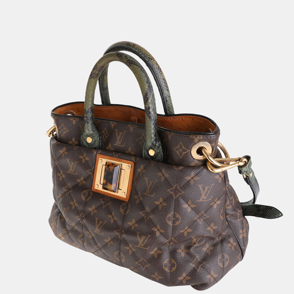 

Louis Vuitton Monogram Canvas/Python Etoile Exotique Tote Bag, Brown