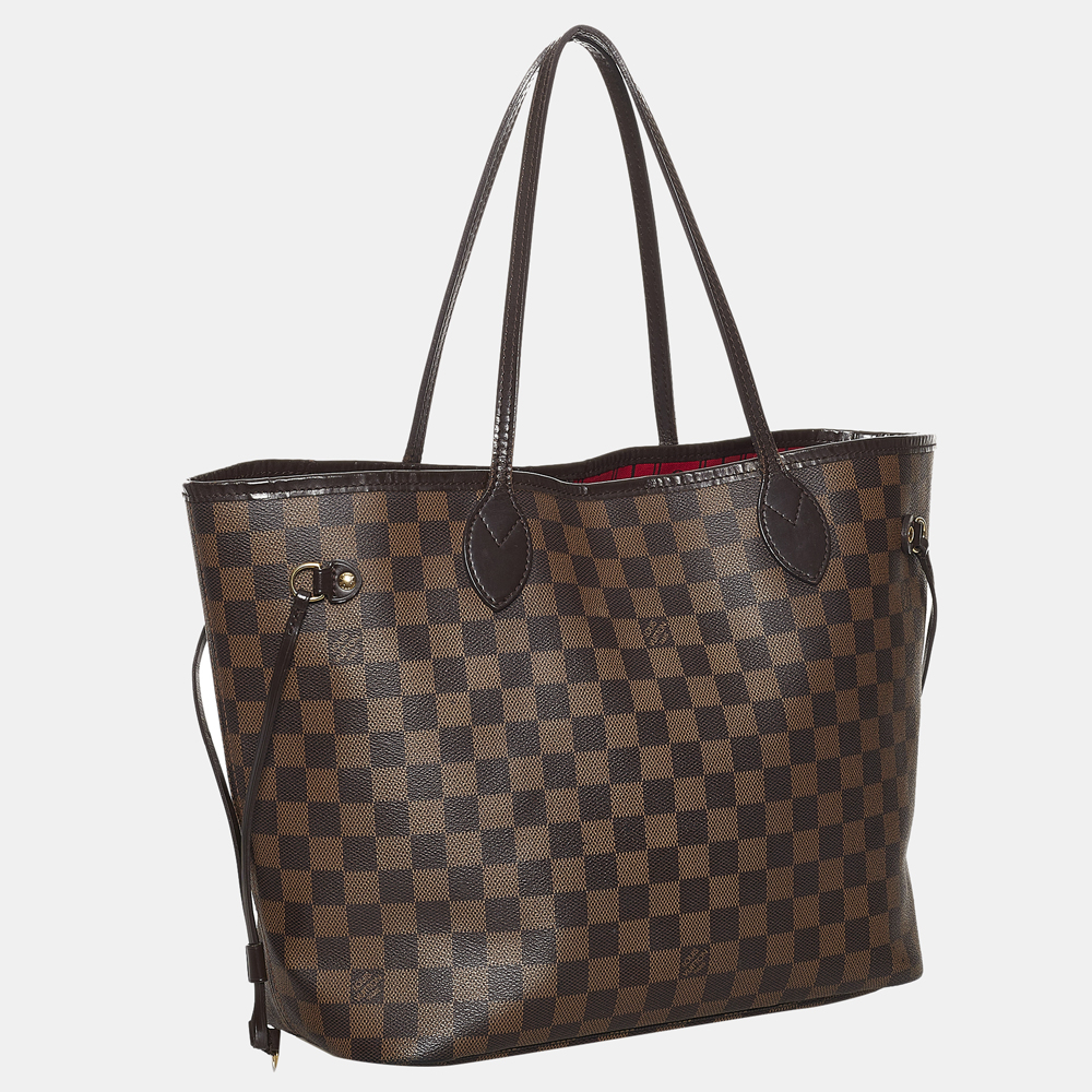 

Louis Vuitton Brown Damier Ebene Neverfull MM