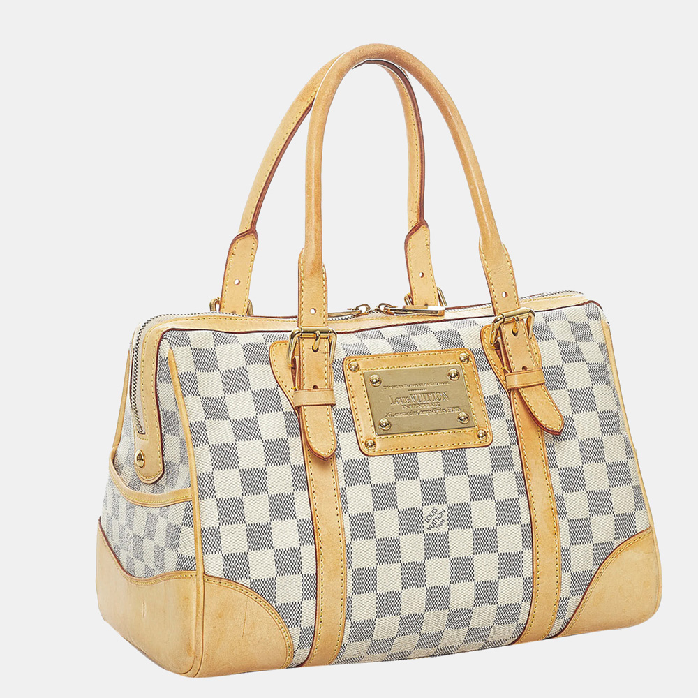 

Louis Vuitton White/Blue Damier Azur Berkeley