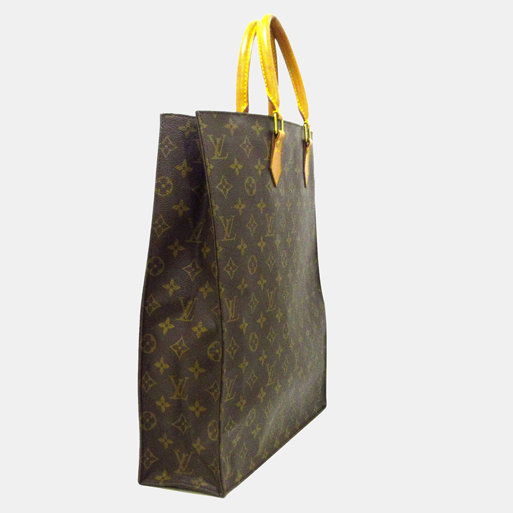 

Louis Vuitton Brown Monogram Sac Plat