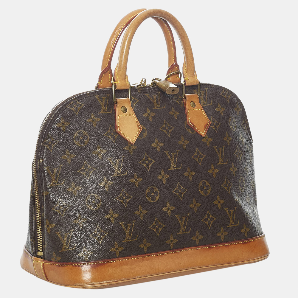 

Louis Vuitton Brown Monogram Alma PM