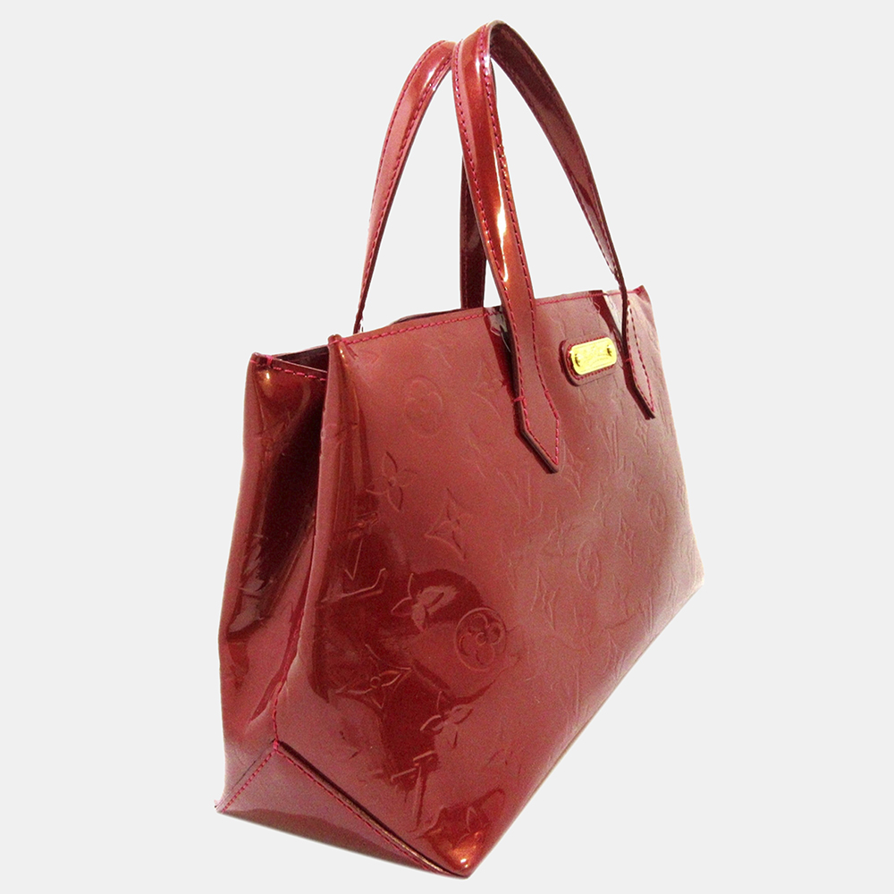 

Louis Vuitton Red Vernis Wilshire PM
