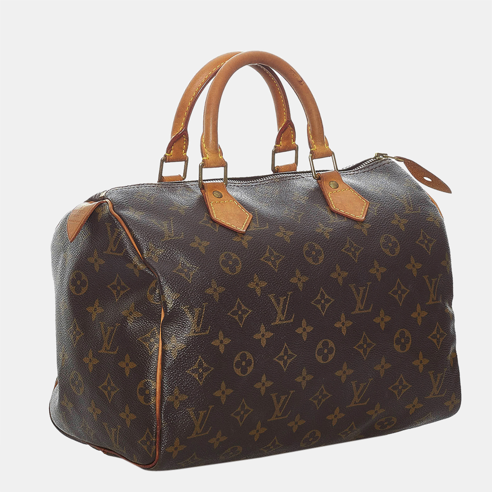 

Louis Vuitton Brown Monogram Speedy 30