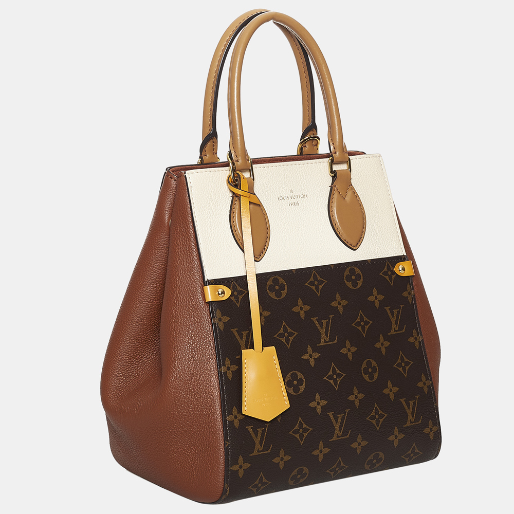 

Louis Vuitton Brown Monogram Fold Tote MM