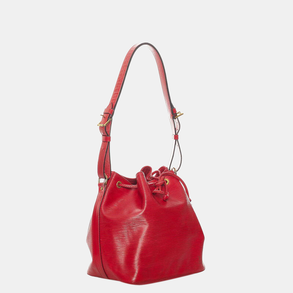 

Louis Vuitton Red Epi Leather Petit Noe Shoulder Bag