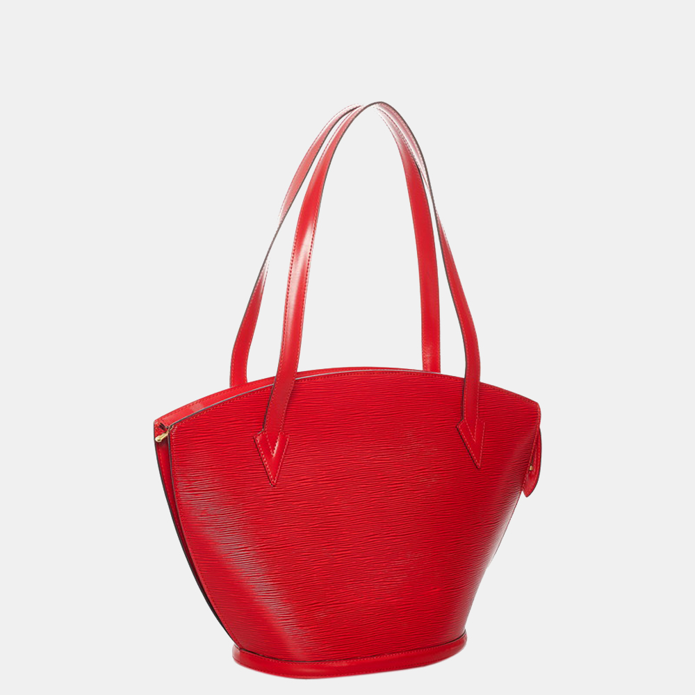 

Louis Vuitton Red Epi Leather Saint Jacques PM Shoulder Bag
