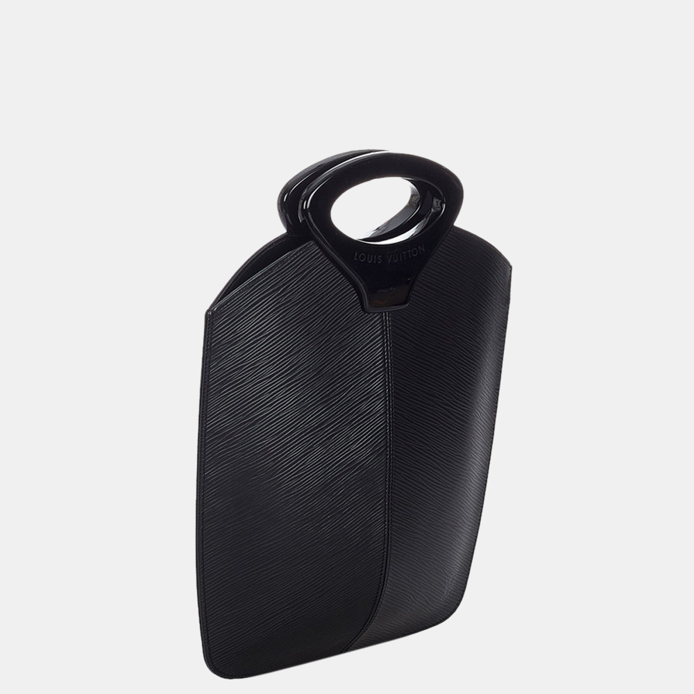 

Louis Vuitton Black Epi Leather Demi Lune Tote Bag