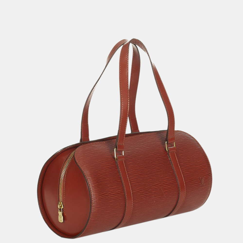 

Louis Vuitton Brown Epi Leather Soufflot Satchel Bag