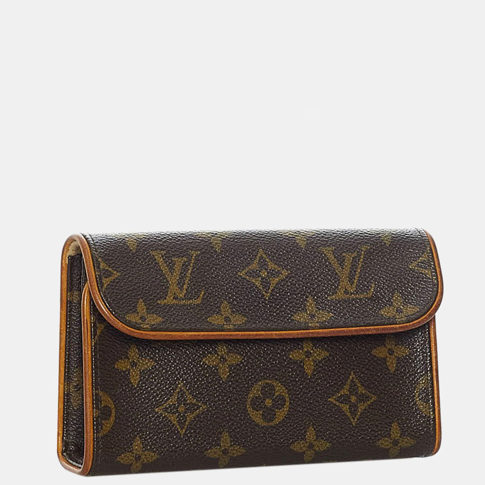 

Louis Vuitton Brown Monogram Coated Canvas Pochette Florentine Belt Bag