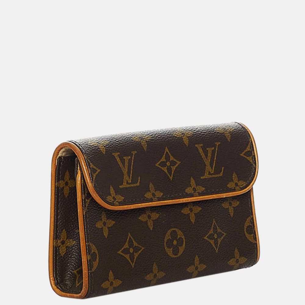 

Louis Vuitton Brown Monogram Coated Canvas Pochette Florentine Belt Bag