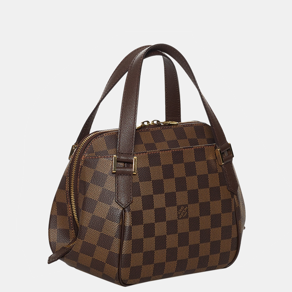 

Louis Vuitton Brown Damier Ebene Coated Canvas Belem PM Satchel Bag