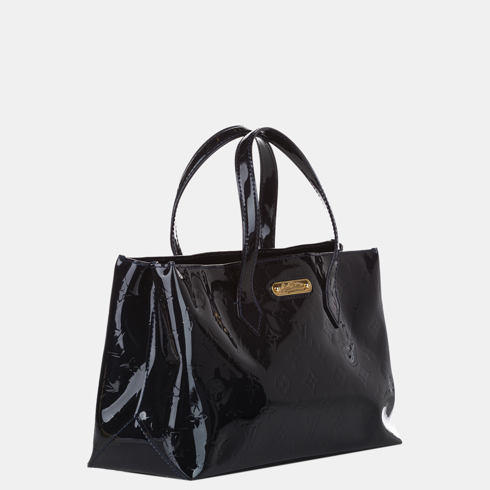 

Louis Vuitton Black Vernis Wilshire PM