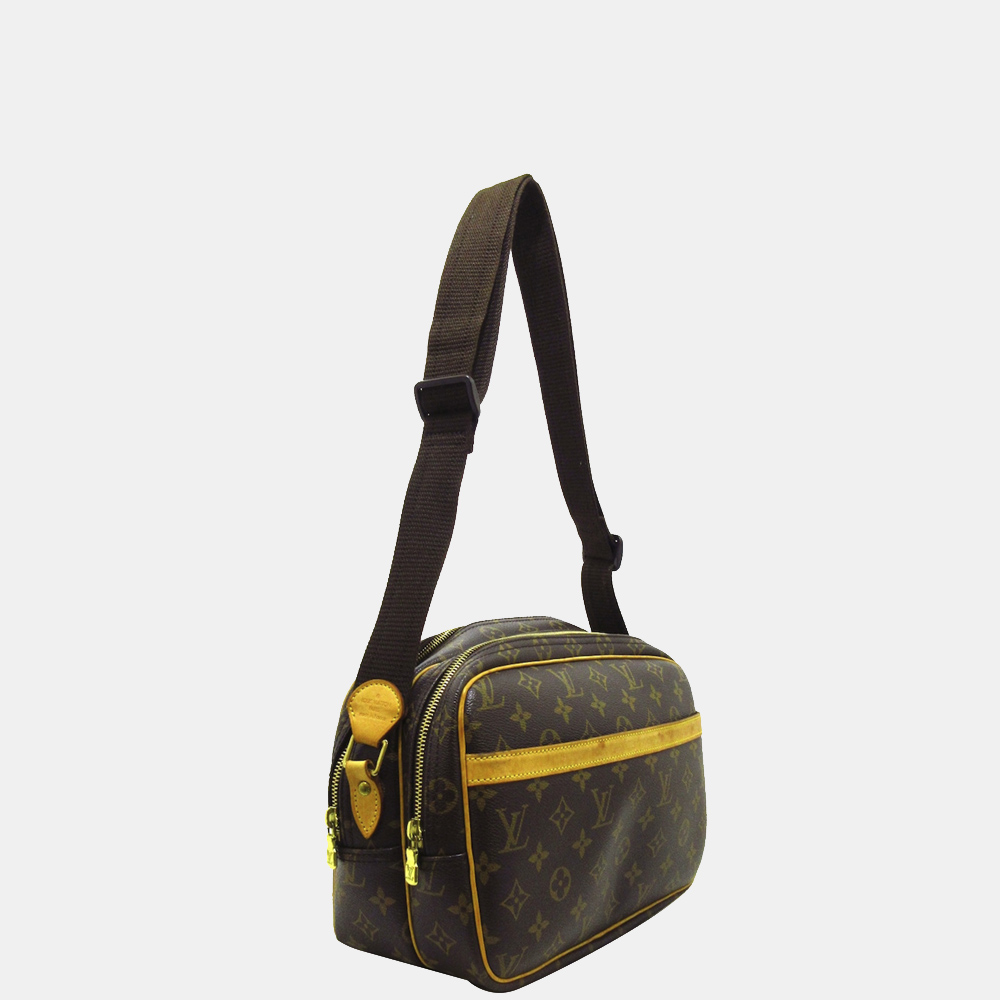 

Louis Vuitton Brown Monogram Reporter PM