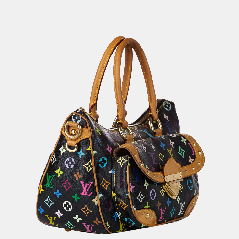 

Louis Vuitton Black Monogram Multicolore Rita