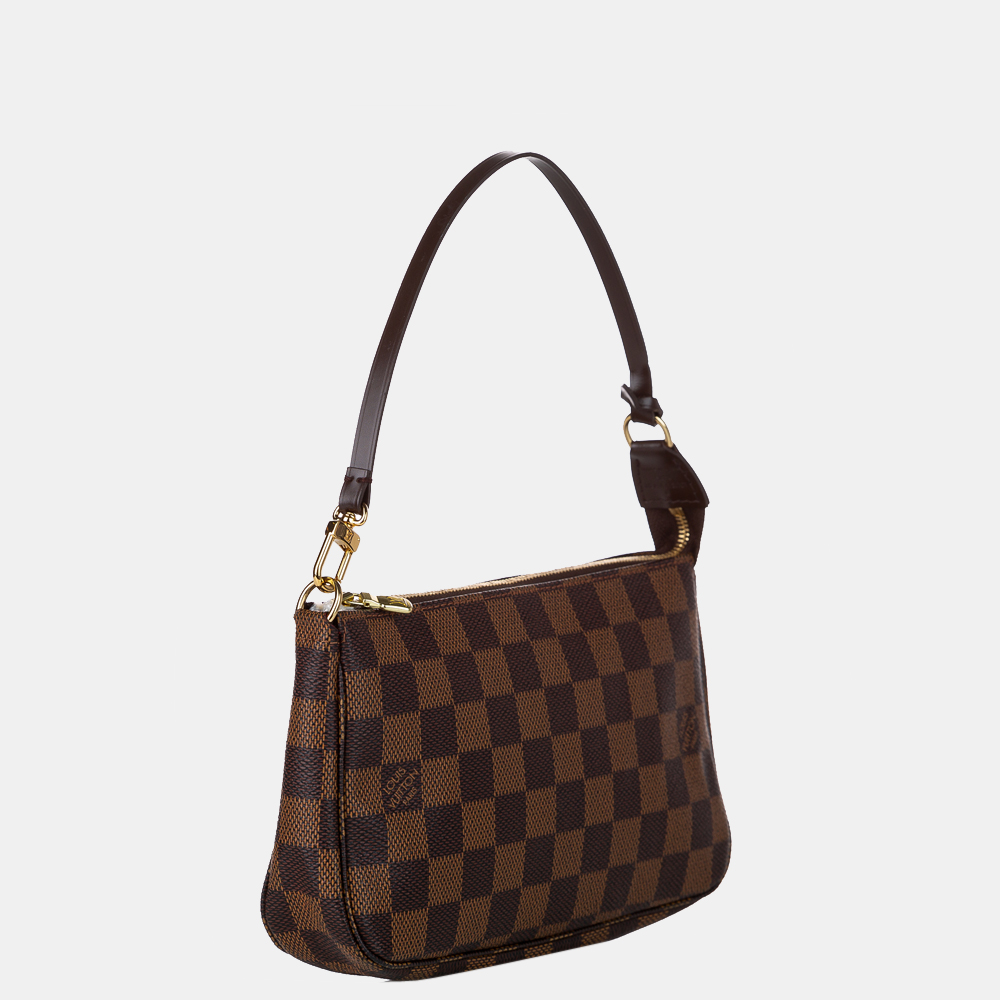 

Louis Vuitton Brown Damier Ebene Pochette Accessoires