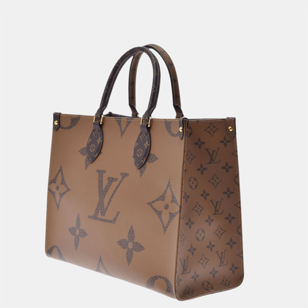 

Louis Vuitton Monogram Canvas On The Go MM Tote Bag, Brown
