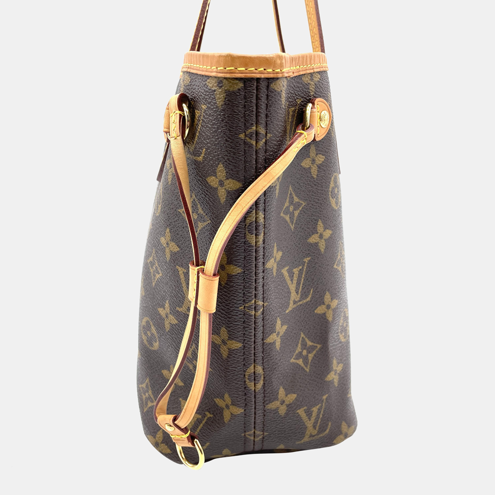 

Louis Vuitton Monogram Canvas Neverfull PM Bag, Brown