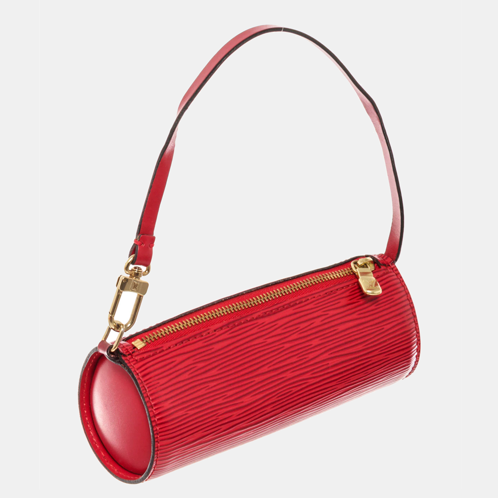 

Louis Vuitton Red Epi Leather Papillon Shoulder Bag