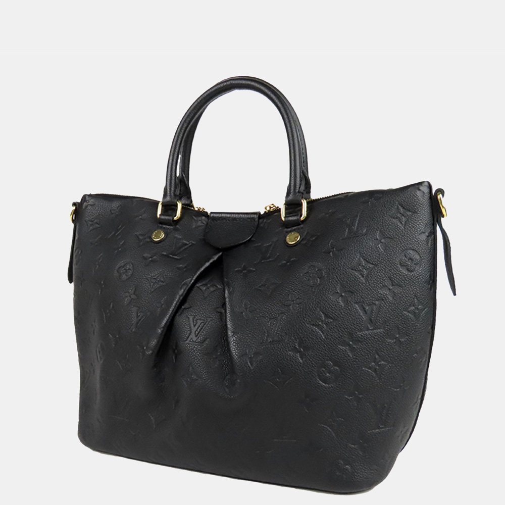 

Louis Vuitton Black Monogram Empreinte Mazarine MM