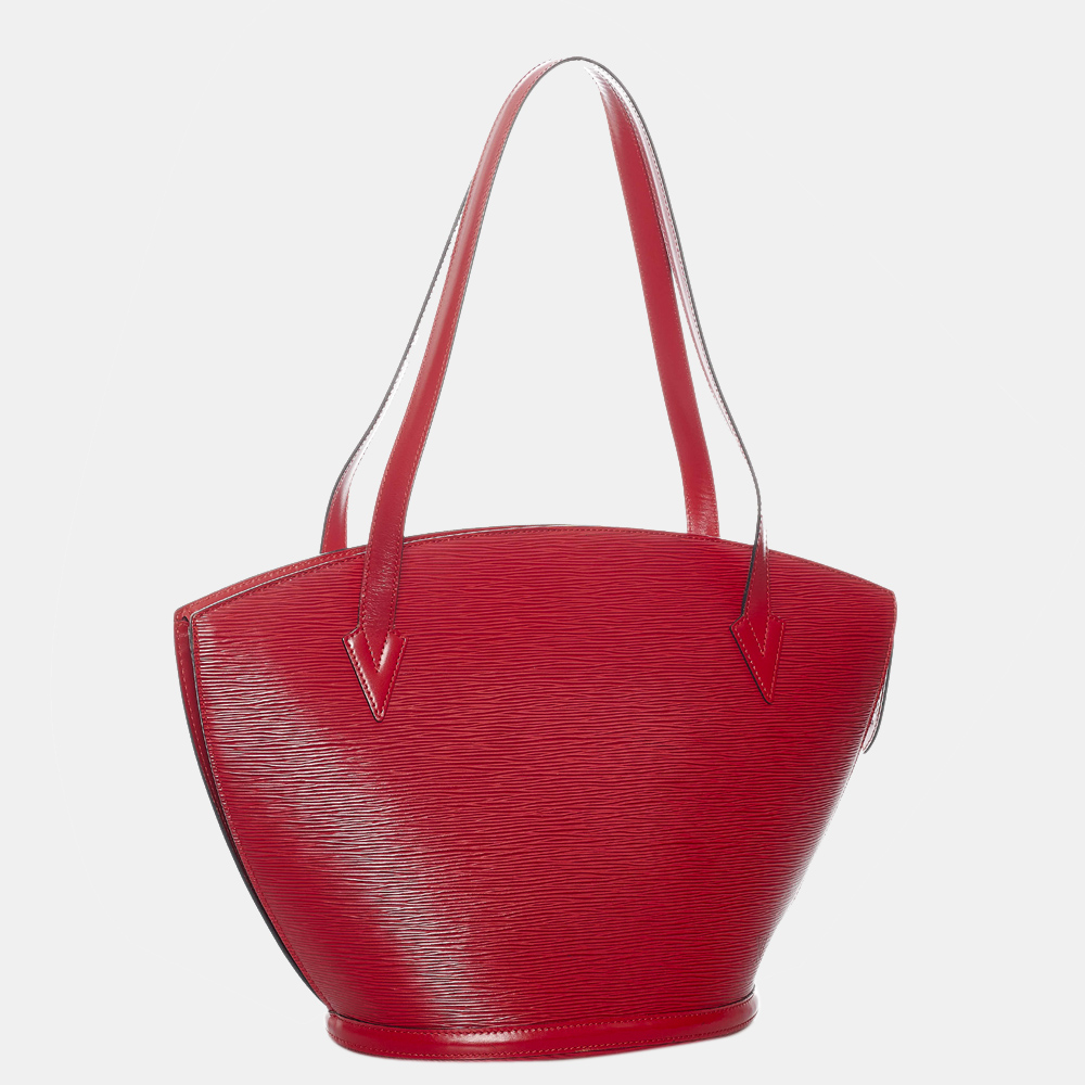 

Louis Vuitton Red Epi Saint Jacques GM Long Strap
