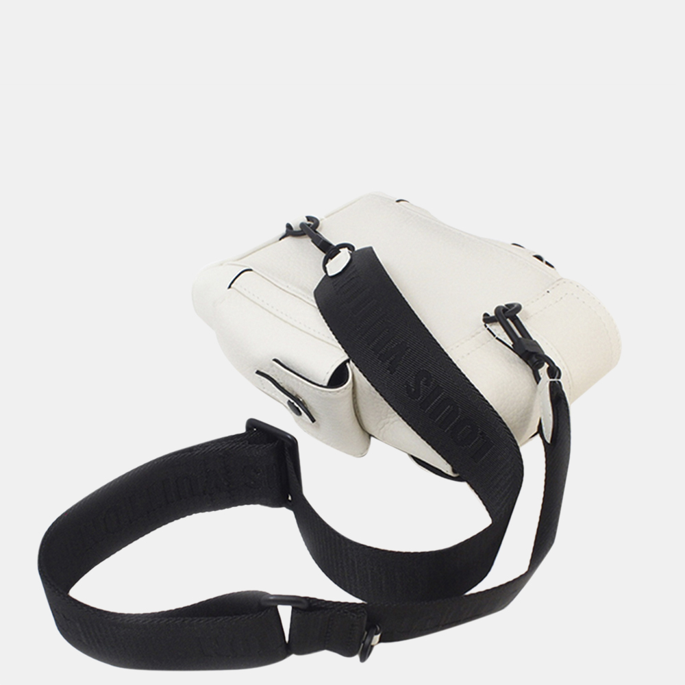 

Louis Vuitton White/Black Taurillon Christopher