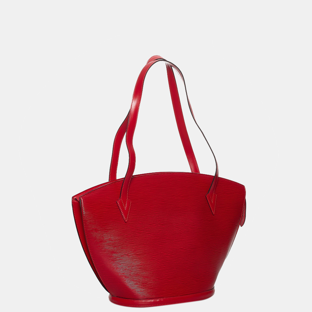 

Louis Vuitton Red Epi Saint Jacques GM Long Strap