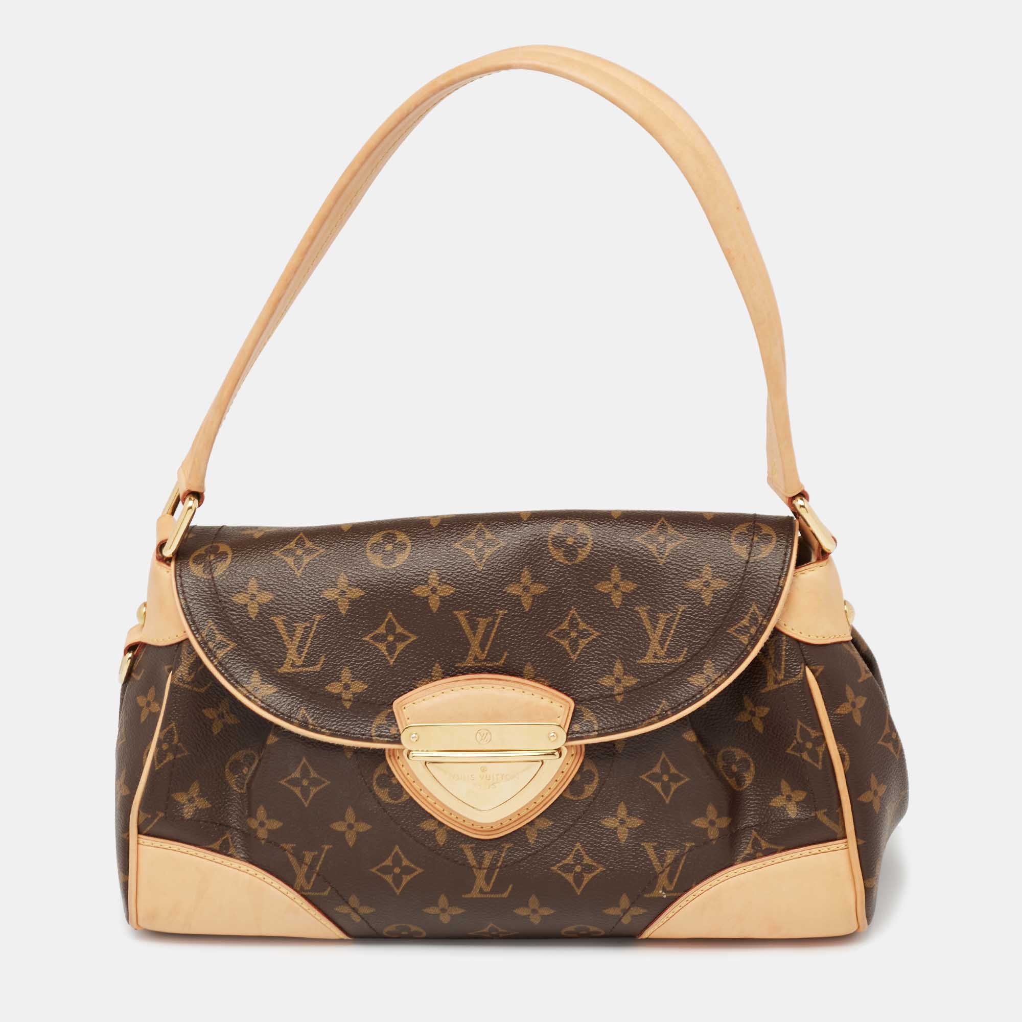 Pre-owned Louis Vuitton Lv Monogram Beverly Bag In Brown, ModeSens