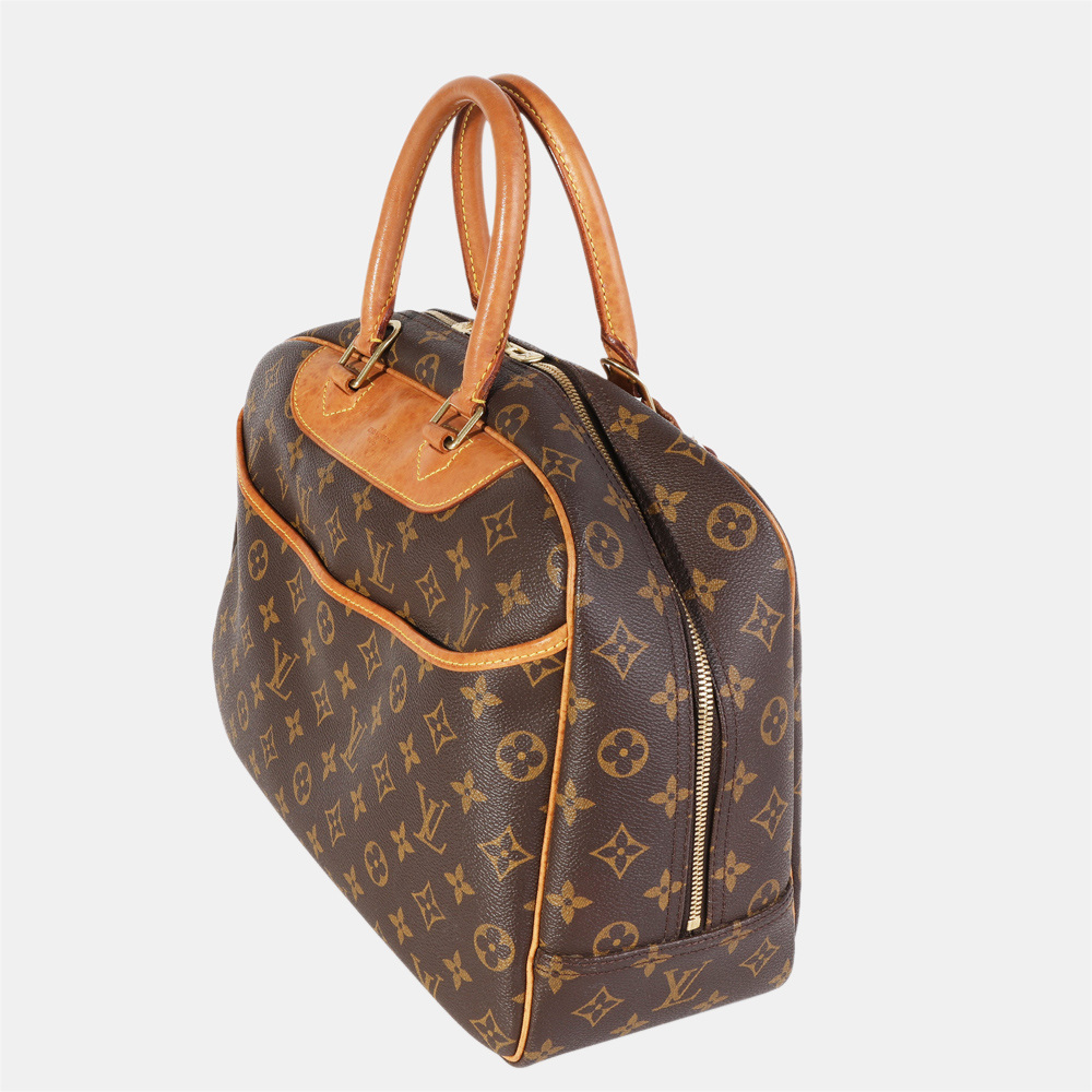 

Louis Vuitton Brown Monogram Canvas Deauville Bag