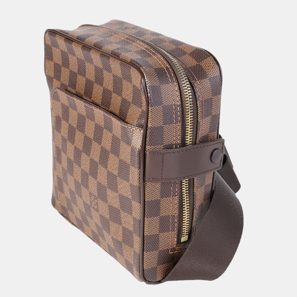 

Louis Vuitton Brown Damier Ebene Canvas Naviglio Messenger Bag