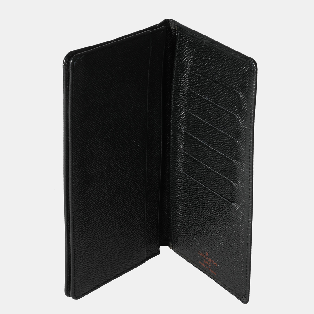 

Louis Vuitton Black Epi Leather Vertical Wallet