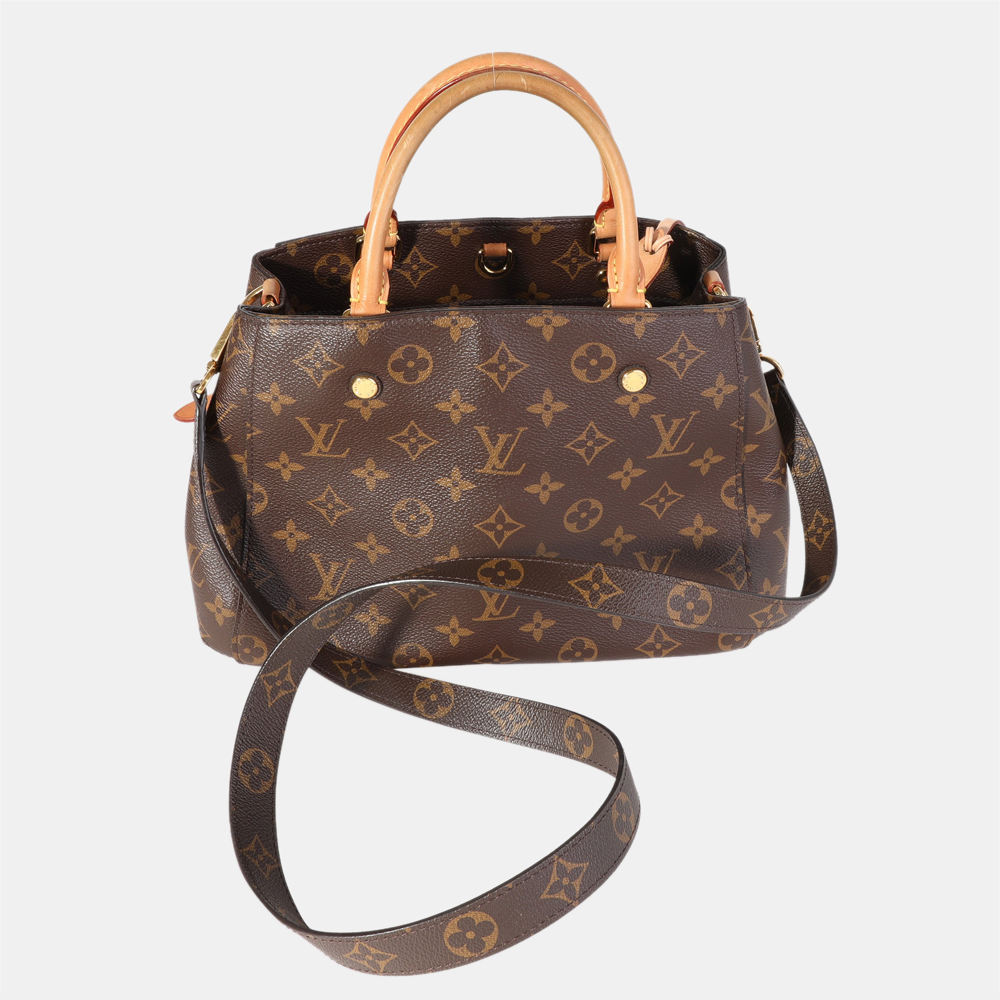 

Louis Vuitton Brown Monogram Canvas Montaigne BB Shoulder Bag