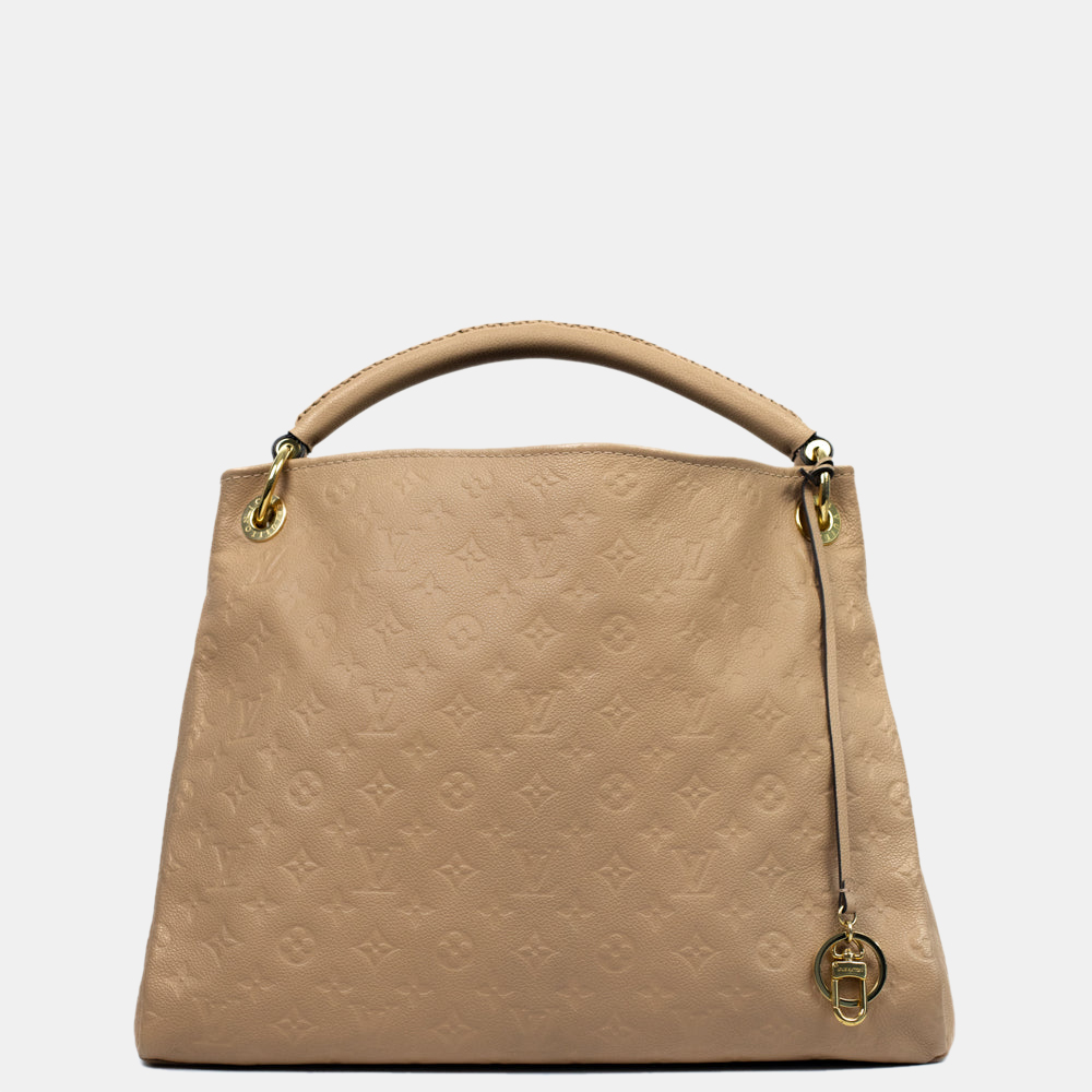 

Louis Vuitton Beige Leather Monogram Artsy Empreinte MM Shoulder Bag